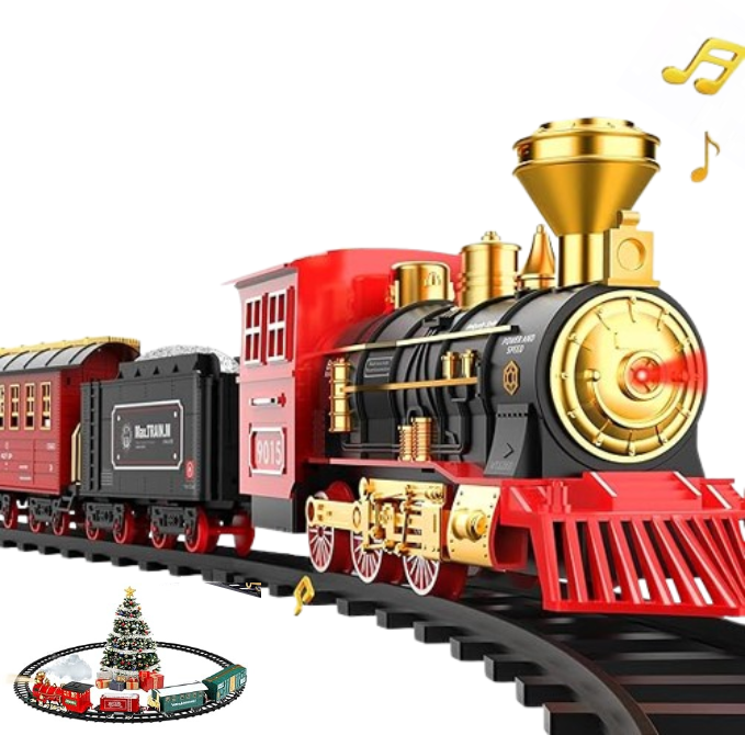 Trem Elétrico Circulatório Para Árvore de Natal